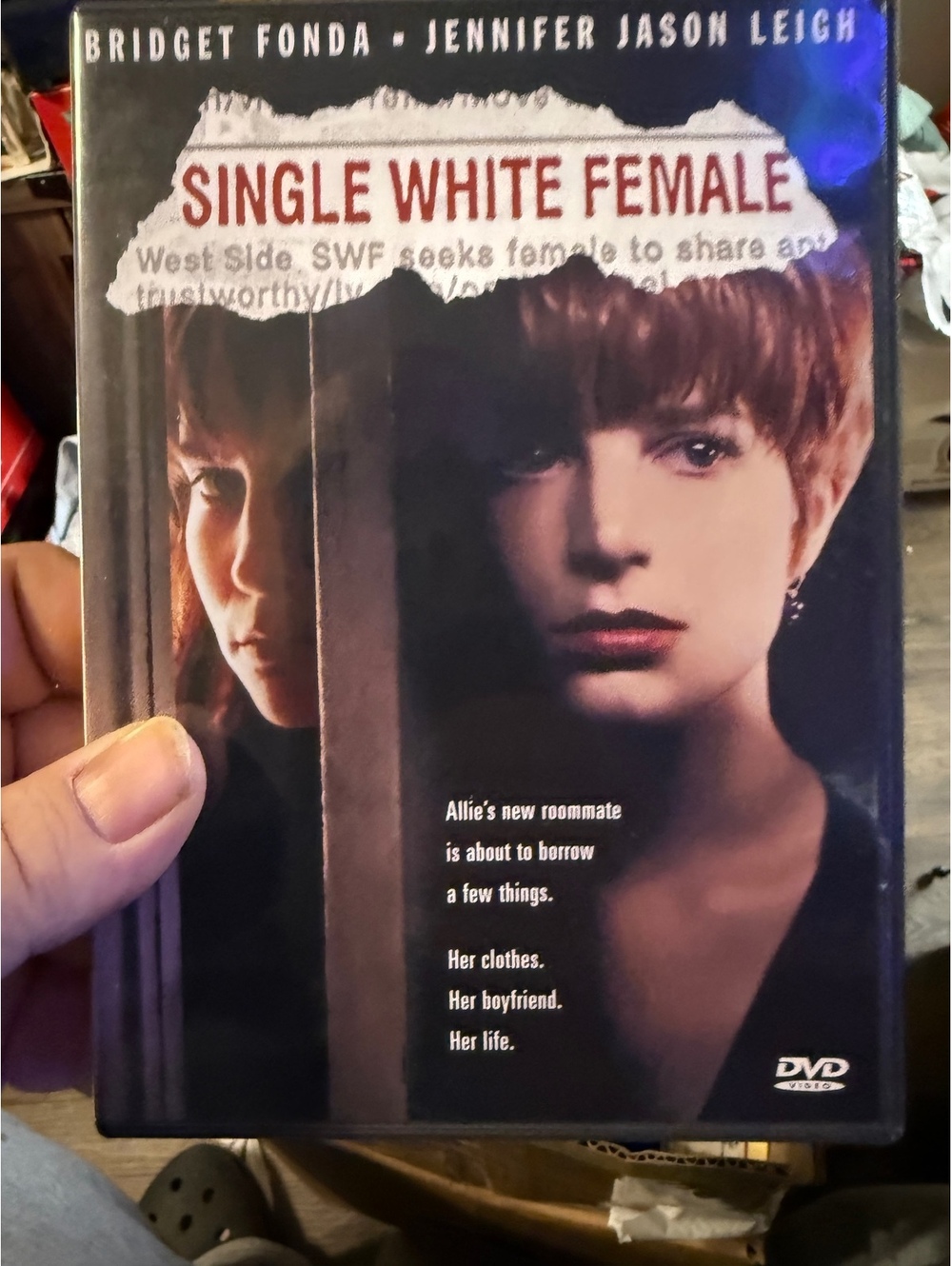 Single White Female DVD Movie Bridget Fonda Jennifer Jason Leigh